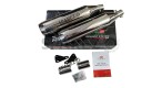 Royal Enfield Super Meteor 650 Red Rooster SS Exhaust Silencer Polished  - SPAREZO
